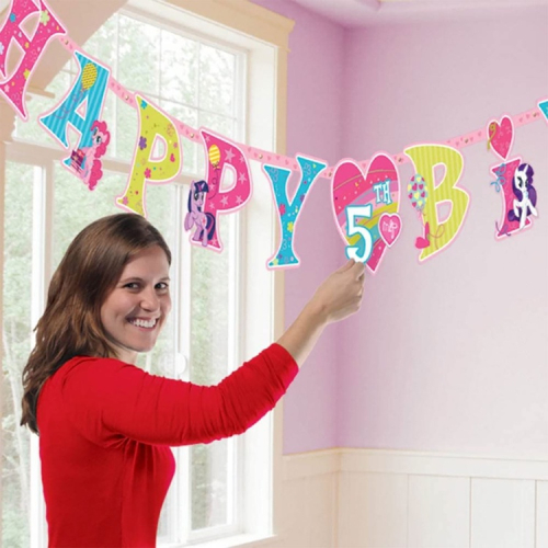 гирлянда - буквы большая hb "my little pony", 1,8 м, китай