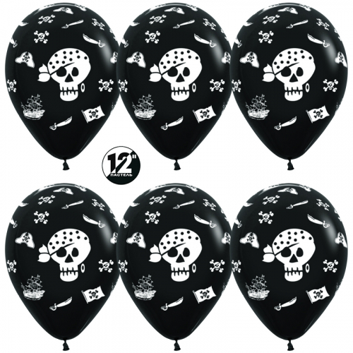 р12п пираты, черный, 5 ст (упак 25 шт) / sempertex, колумбия