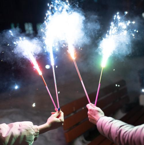 бенгальский огонь 60 сек, 30 см, 5 шт. с держат., китай