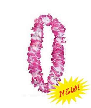 бусы гавайи блестящие розовый, китай