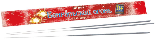 бенгальский огонь 25 сек, 16 см, 10 шт. с держат., китай