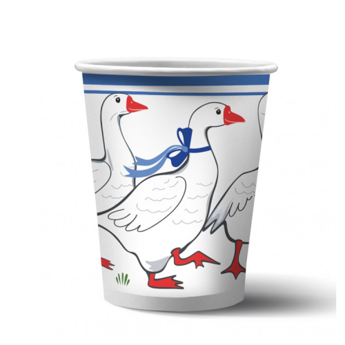 набор бумажных стаканов гуси-1, 6 шт*250 мл, россия