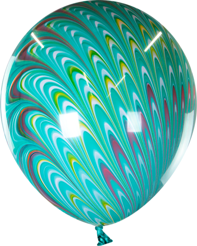 р18п павлин, зеленый, агат, 1 шт, китай