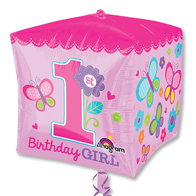 ф 3d куб 15" 1-й день рожденья девочка g20, сша