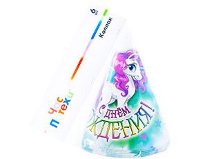 колпак с др единорог 6шт; китай