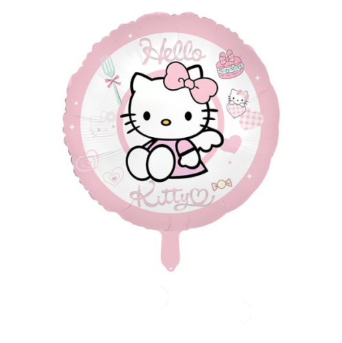 18к котик в розовом / свет шаров; китай