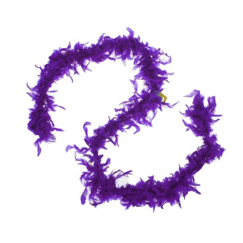 шарф перо цвет темно-фиолетовый 1,8 м, китай