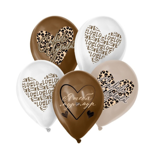 р12п звериный принт, микс (упак 50 шт) / (713), россия