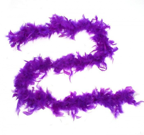 шарф перо цвет фиолетовый 1,8 м, китай