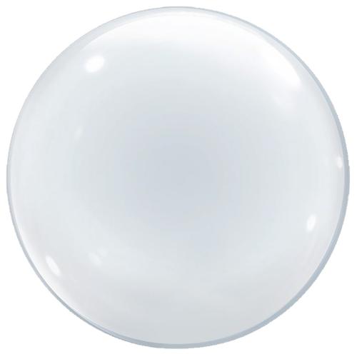 ф сфера 3d, deco bubble, прозрачный,крист 18'', фиол упак (упак 10 шт) / свет шаров (713); китай