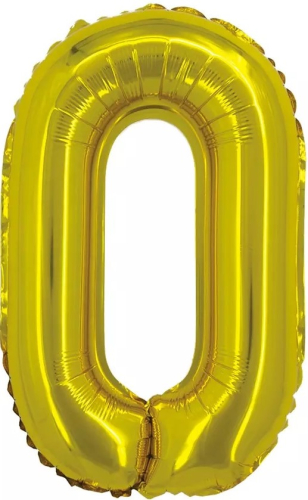 цифра 0 золото 16" (с клапаном) fl, китай